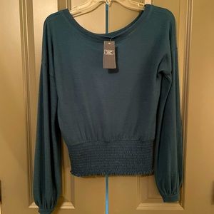 NWT soft, green Abercrombie & Fitch sweater